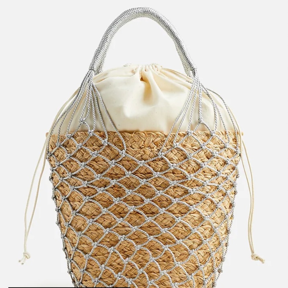 J. Crew Sedona Bucket Bag In Straw - Picture 4 of 7